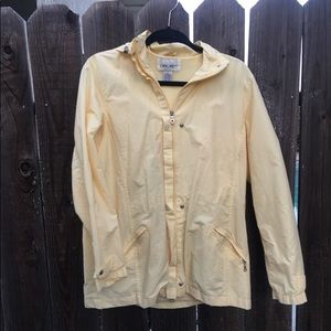 Bright yellow raincoat / windbreaker